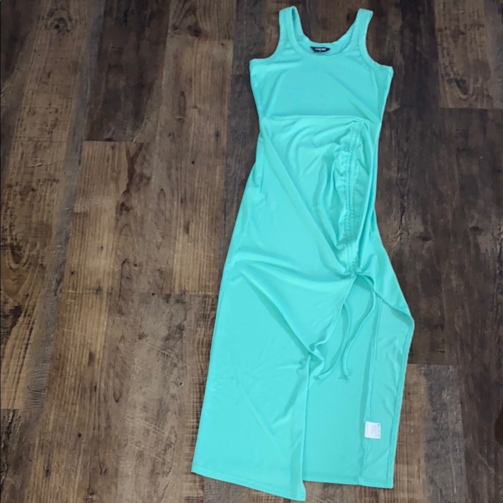 Sleeveless Mint Maxi Dress